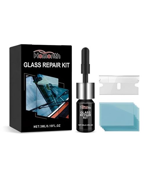 Car Windshield Glass Repair Kit-Durable Resin Formula-3 ml-Homonth