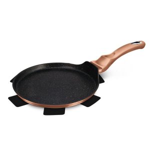 Berlinger Haus 25cm Marble Coating Pancake Pan - Rose Gold Metallic Line