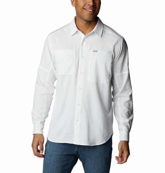 Columbia Men's Silver Ridge Utility Lite Long Sleeve Shirt White