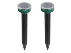 Solar Powered Outdoor Mole Repellent Circular Pest Control Gopher Chaser