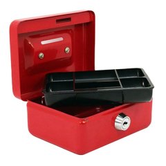 Cash Box Red (125 x 95 x 60mm)