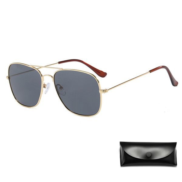 Fashionable Aviator Metal Polarized Sunglasses