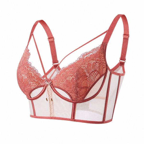 Lace Push-Up Bra, Comfortable, Breathable, Adjustable Bra