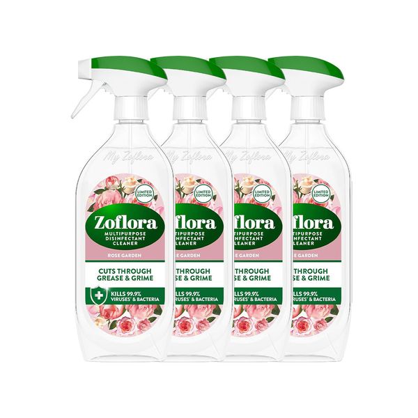 Zoflora Rose Garden Multipurpose Cleaner 800ml Pack