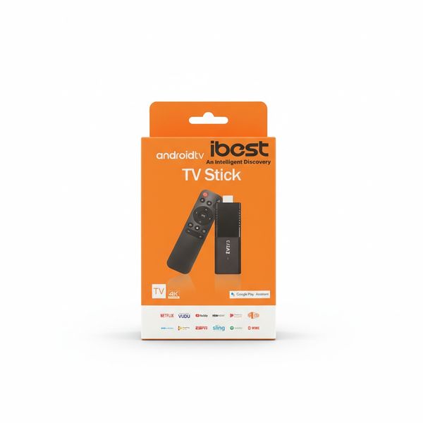 iBest 4K Android TV Stick - 8GB RAM 128GB - Google Assistant