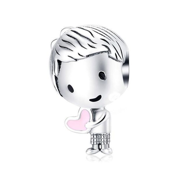 925 Sterling Silver Boy Charm