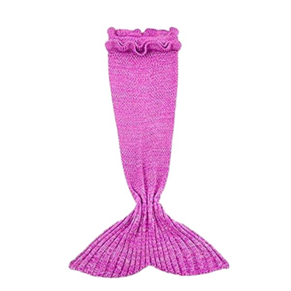 Mermaid Tail Warm Soft Knitted Blanket For Women