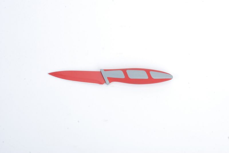 Kitchen Dao - RV2205 3.5 Inch Non-Stick Paring Knife - Red