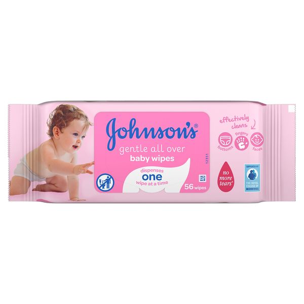 Johnson's Extra Sensitive Baby Wipes - Pack of 12