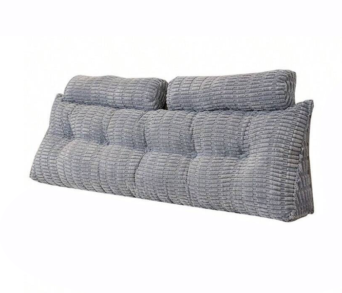 Decor Headboard Soft and Adjustable Shoulder Pillow with Scalloped Design