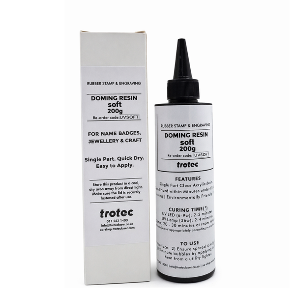 Soft UV Resin - Flexible Crystal Clear Resin