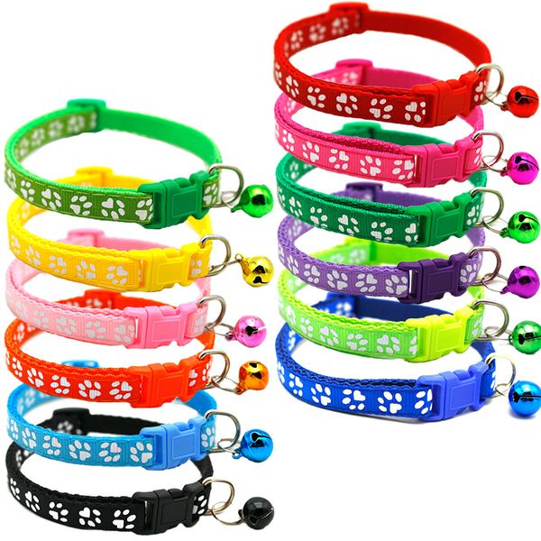 Pack of 12 Pet Collars for Cats or Small Dogs
