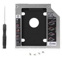 9.5mm Universal SATA 2nd HDD SSD Hard Drive Caddy for CD/DVD-ROM Bay
