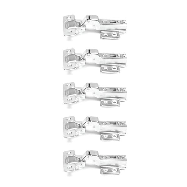ROCO 110 Degree 4 Hole Base Plated Cupboard Hinge 0mm ( 5 Pack )