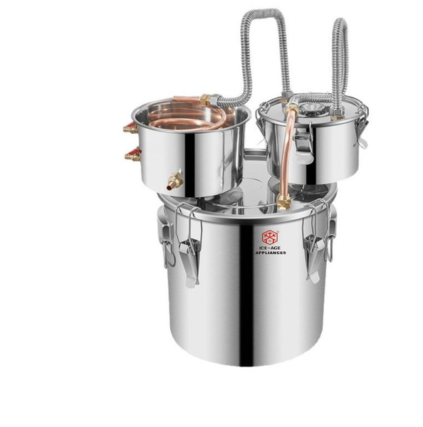 12L Ice Age Stainless Steel Alcohol Distiller for Home Brewing Wine Making