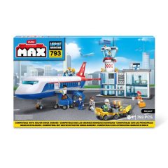 Max-Max City Int -Series 1-793-Brick Box Playset Airport