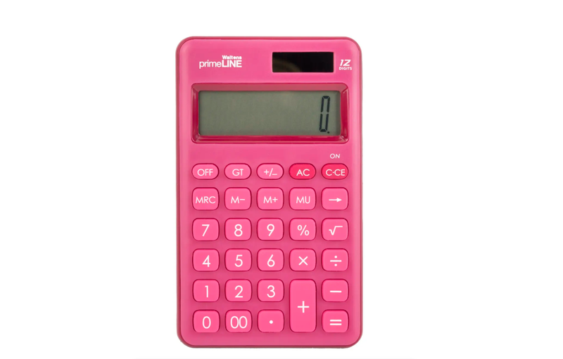 Primeline - WorkMate Basic Calculator - Black