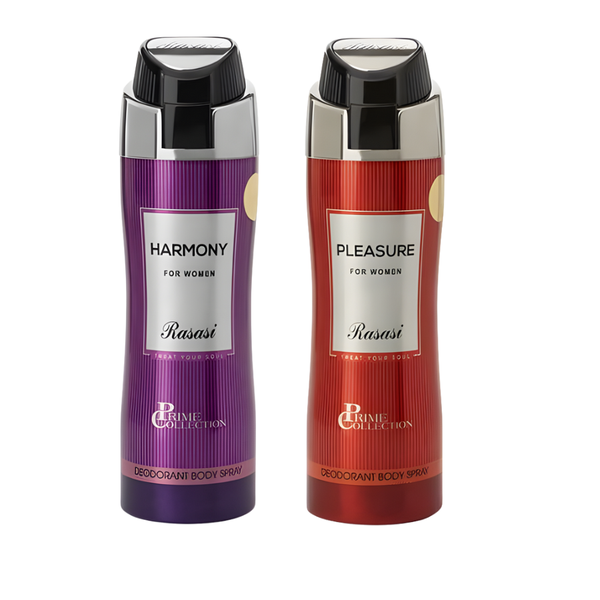 Rasasi - DEO PRIME HARMONY &amp; PRIME PLEASURE 200ml Bundle - For Her