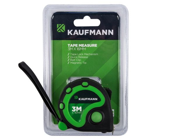Kaufmann - 3 x 16mm CR90 Tape Measure