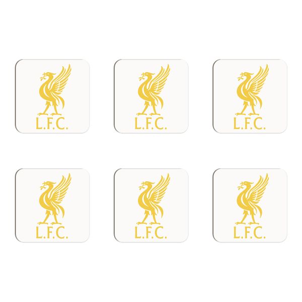 Liverpool LFC Gold Coasters - Set of 6