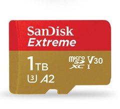 SanDisk Extreme microSDXC 1024GB, UHS-I, v30 Speed Class 1TB