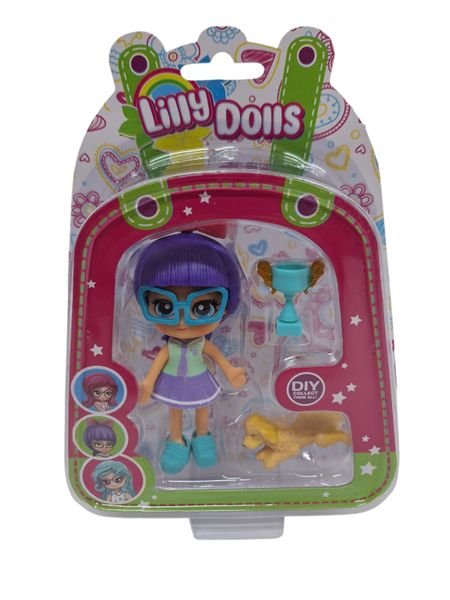 Lilly Fashion Doll with Purple Wig