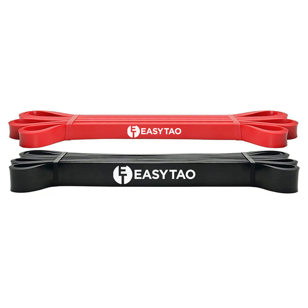 ET Easytao Resistance Bands Strength Workout Elastic Latex 2 Pack Set