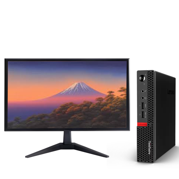 Certified Pre-Owned Lenovo M625q MFF - AMD Radeon R2 - 4/128 SSD Set