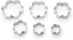 Ibili - Cookie Cutter Set 6 Piece Flowers