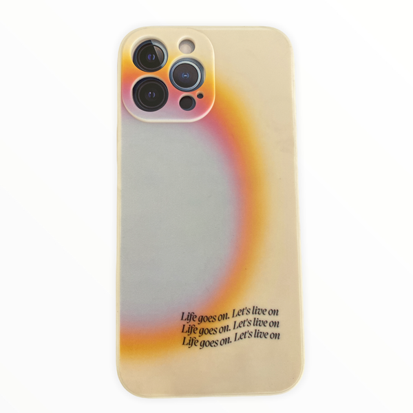 iPhone 13 Series Ombre - Life goes on Cellphone Protective Cover