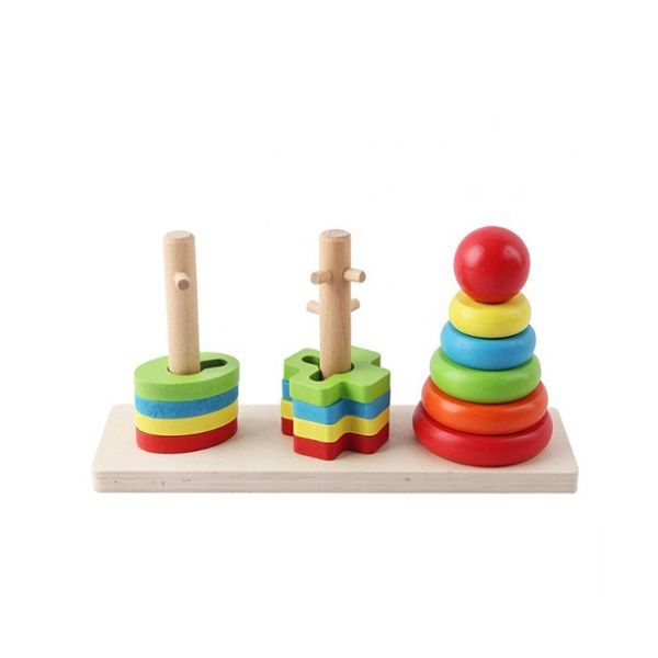 Rainbow Three Column Tower