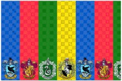 Harry Potter Hogwarts House Paper Table cover - 120 x 180cm
