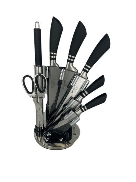 Kitchen Knife Set with Block, 8 Piece Knives Set for Kitchen