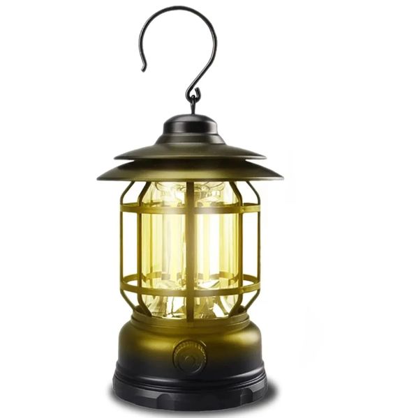 Rechargeable Camping Lantern Stepless Dimming COB Portable Waterproof