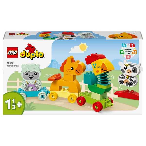 LEGO® DUPLO® My First Animal Train 10412 Building Toy Set - 19 Pieces