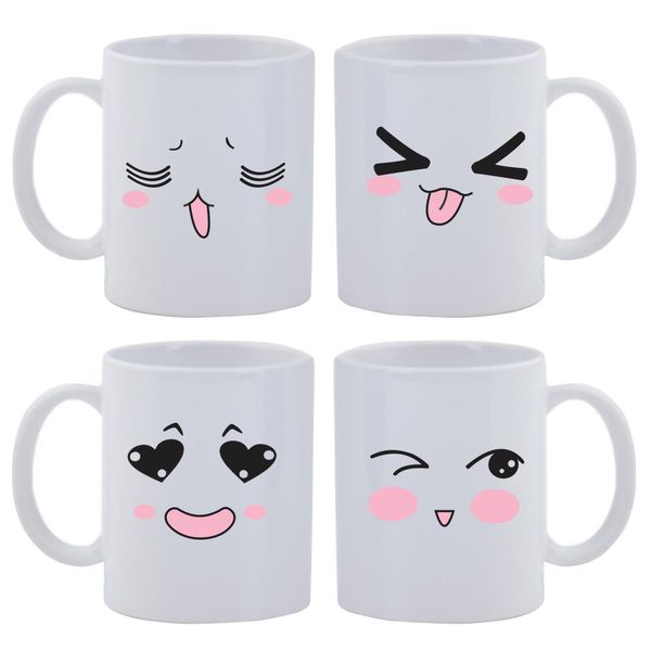 Pappa Joe - Cut Face - 4 Mug Set