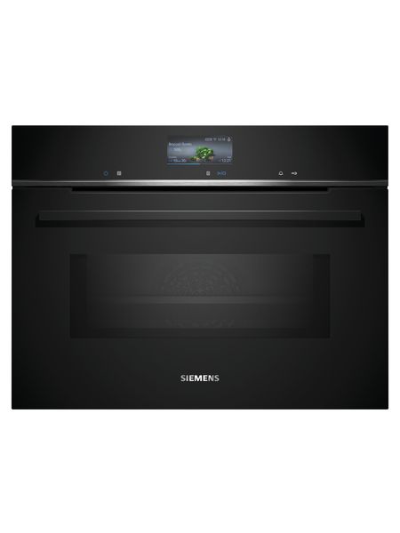 Siemens - 45L Built-in Compact Microwave Oven - Black
