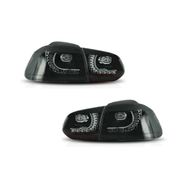 Vw Golf 6 R20 Style Smoked LED Tail Light Set
