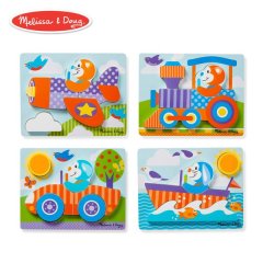 Melissa &amp; Doug First Play Jigsaw Puzzle Set Vehicles