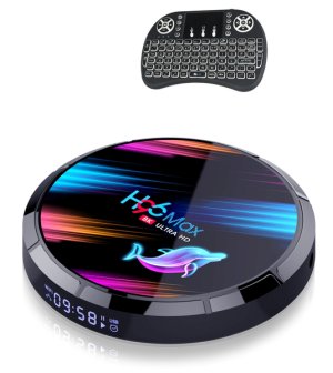Ntech H96 MAX X3 8K Smart 4GB/32GB TV Box with i8 Keyboard
