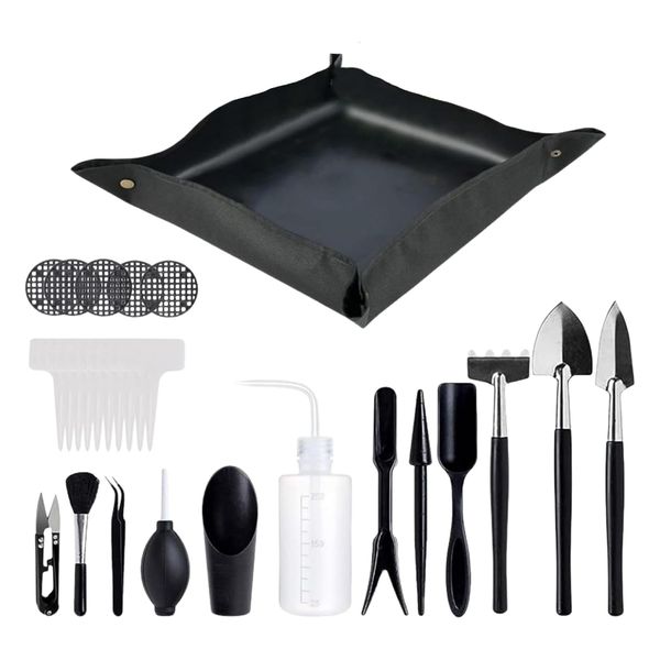 28 Succulent Plant Tool Set with Repotting Mat for Home Gardening
