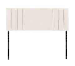 HFA - Jack Channel Headboard - Stone - Stain-Resistant Coated Fabric
