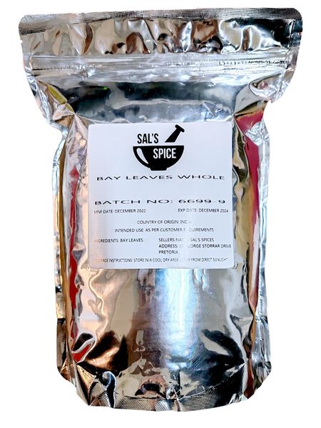 Sal's Spice Bay Leaves Whole - 25kg