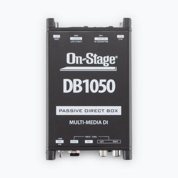 On Stage DB1050 Passive Multimedia DI Box