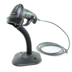 Zebra LS2208 1D Laser Handheld Barcode Scanner - USB Wired and Detachable