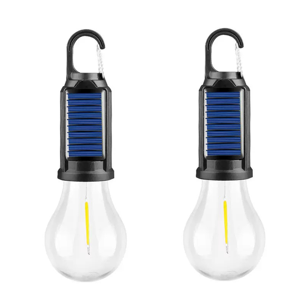 Solar Camping Light Bulbs (2-Pack) - Outdoor Emergency Lighting Essential