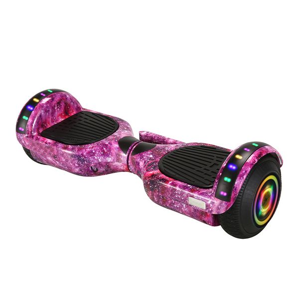 6.5 Inch Self-Balancing Hoverboard - Purple Galaxy