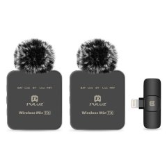 PULUZ IOS Lightning Dual Microphone