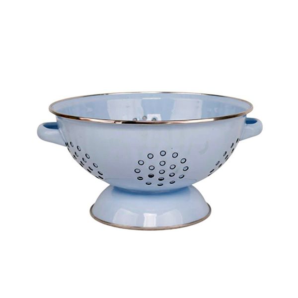 Agate - Enamel Colander Kitchen Strainer Basket Drain Basket Fruit Bowl
