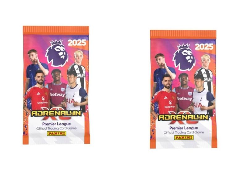 Panini Premier League 2025 2 Packets Booster Bundle